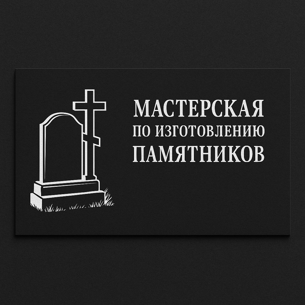 Мастерская по изготовлению памятников